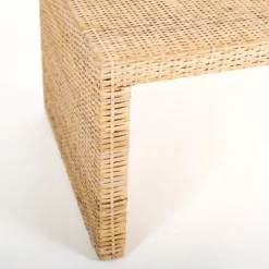 Coffee Tables-Kirkland's Home Natural Woven Rat Coffee Table Tan