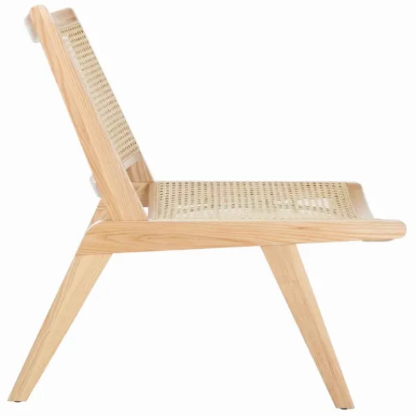 Accent Chairs-Kirkland's Home Natural Woven Rat Low-Slung Accent Chair Tan