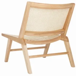 Accent Chairs-Kirkland's Home Natural Woven Rat Low-Slung Accent Chair Tan