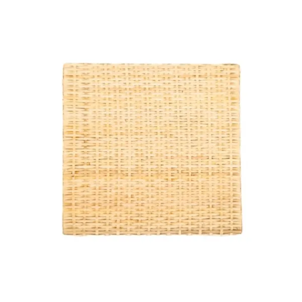 Accent & End Tables-Kirkland's Home Natural Woven Rat Side Table Tan