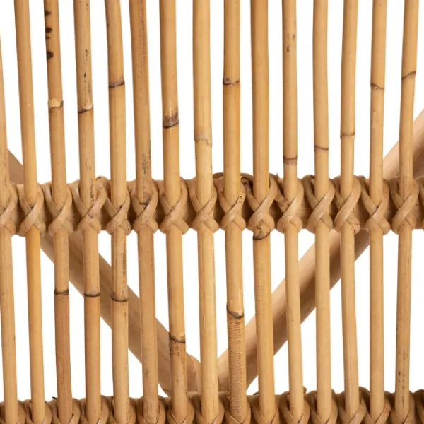 Dining Chairs-Kirkland's Home Natural Woven Rat X-Back Dining Chair Tan