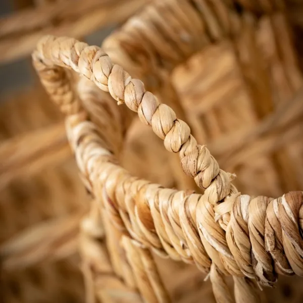 Baskets & Boxes-Kirkland's Home Natural Woven Water Hyacinth Baskets, Set Of 2 Tan