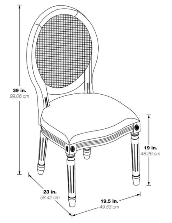 Dining Chairs-Kirkland's Home Navy And Brown Cane Oval Back Dining Chair Blue