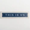 Wall Quotes & Signs-Kirkland's Home Navy And White This Is Us Wall Plaque Blue/White