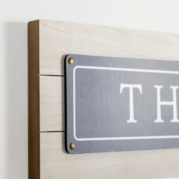 Wall Quotes & Signs-Kirkland's Home Navy And White This Is Us Wall Plaque Blue/White