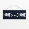 Wall Quotes & Signs-Kirkland's Home Navy Beaded Home Sweet Home Wall Plaque Blue/White