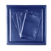 Bed Sheets-Kirkland's Home Navy Blue Satin 6-Pc. California King Sheet Set Gray