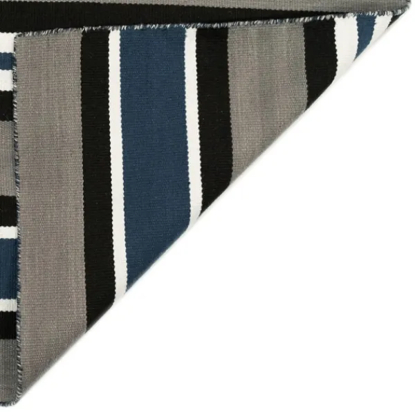 Outdoor Rugs-Kirkland's Home Navy Bold Stripe Indoor/Outdoor Area Rug, 7X9 Blue/Gray
