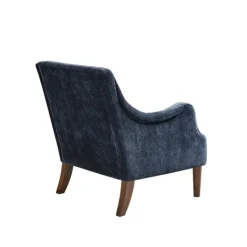 Accent Chairs-Kirkland's Home Navy Button Tufted Accent Chair Blue