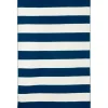 Outdoor Rugs-Kirkland's Home Navy Cabana Stripe Indoor/Outdoor Area Rug, 3X5 Blue/White