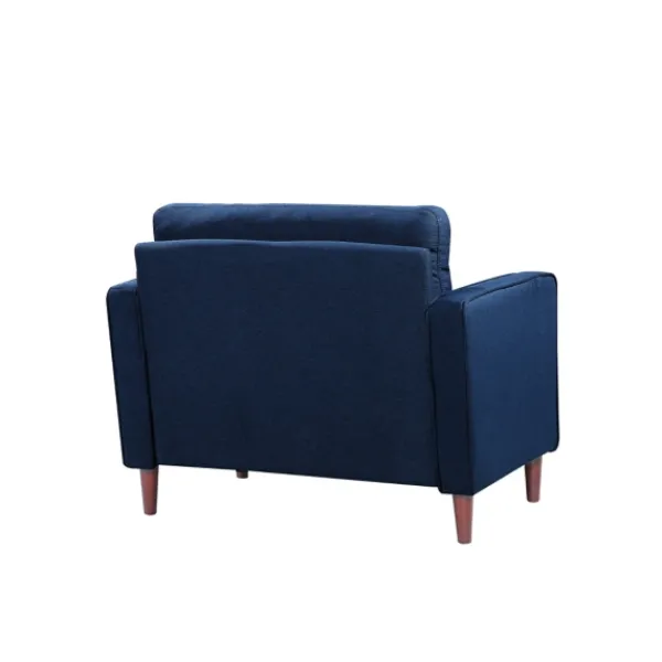 Accent Chairs-Kirkland's Home Navy Chelsea Modern Accent Chair Blue
