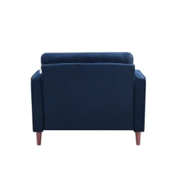 Accent Chairs-Kirkland's Home Navy Chelsea Modern Accent Chair Blue