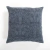 Pillows-Kirkland's Home Navy Chenille Damask Pillow Blue