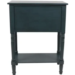 Console Tables-Kirkland's Home Navy 3-Drawer Console Table Blue