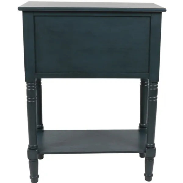 Console Tables-Kirkland's Home Navy 3-Drawer Console Table Blue