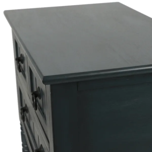 Console Tables-Kirkland's Home Navy 3-Drawer Console Table Blue