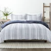 Comforters-Kirkland's Home Navy Farmhouse Dreams Queen 3-Pc. Comforter Set White/Blue