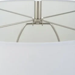 Table Lamps-Kirkland's Home Navy Glazed Ceramic Table Lamp White