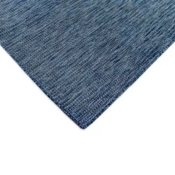 Outdoor Rugs-Kirkland's Home Navy Intertwine Indoor/Outdoor Runner Blue
