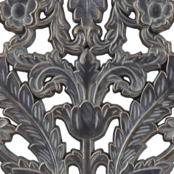 Wall Plaques-Kirkland's Home Navy Madison Park Floral Wall Plaques, Set Of 2 Blue