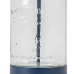 Table Lamps-Kirkland's Home Navy Metal And Glass Jar Table Lamp White