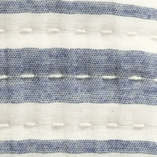 Quilts-Kirkland's Home Navy Pick Stitch Stripe Queen Quilt Blue/White