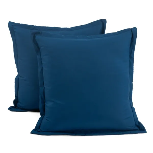 Comforters-Kirkland's Home Navy Pintuck Stripe Full/Queen 5-Pc. Comforter Set Blue/White