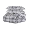 Duvets-Kirkland's Home Navy Plaid Polka Dot 2-Pc. Twin Duvet Cover Set Blue/White
