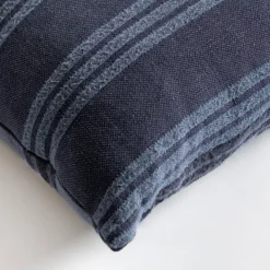 Pillows-Kirkland's Home Navy Providence Stripe Pillow Blue