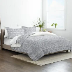 Duvets-Kirkland's Home Navy Rustic 3-Pc. Queen Duvet Cover Set Blue/White