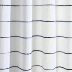 Shower Curtains-Kirkland's Home Navy Stripe Ombre Shower Curtain Blue