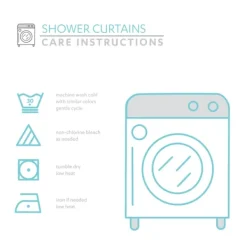Shower Curtains-Kirkland's Home Navy Stripe Ombre Shower Curtain Blue