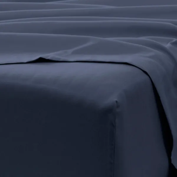 Bed Sheets-Kirkland's Home Navy Ultra Soft 6-Pc. Queen Sheet Set Blue