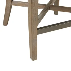 Bar Stools & Counter Height Stools-Kirkland's Home Navy Upholstered Wingback Swivel Counter Stool Blue