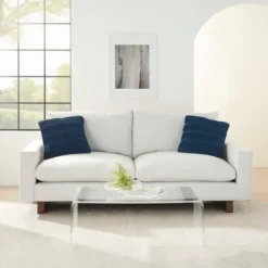 Pillows-Kirkland's Home Navy Woven Stripes Throw Pillows, Set Of 2 Blue
