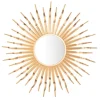 Decorative Mirrors-Kirkland's Home Naya Golden Sunburst Wall Mirror