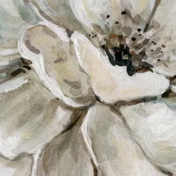 Canvas Art-Kirkland's Home Neutral Bloom I Canvas Art Print Tan/White