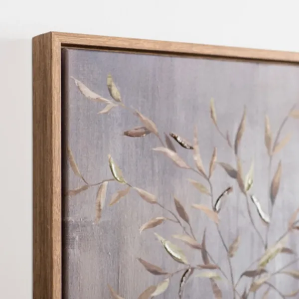 Canvas Art-Kirkland's Home Neutral Botanical Vases Framed Canvas Art Print Gray