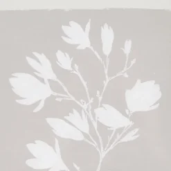 Framed Art-Kirkland's Home Neutral Floral Sprigs 3-Pc. Framed Art Set White/Gray