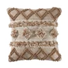 Pillows-Kirkland's Home Neutral Geometric Pom Pom Pillow Brown