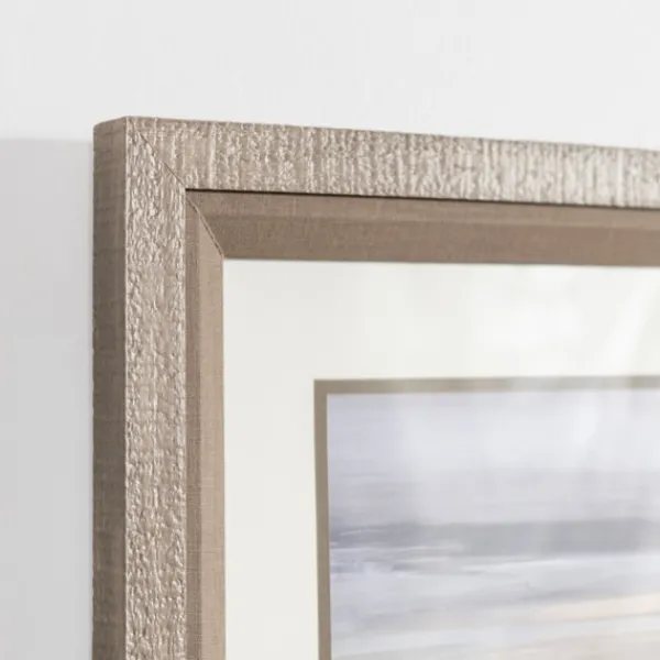 Framed Art-Kirkland's Home Neutral Horizon Landscape Framed Art Print Gray