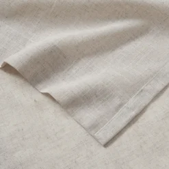 Curtains & Drapes-Kirkland's Home Neutral Linen Blend Curtain Panel Set, 84 In Tan