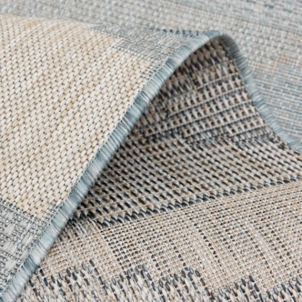 Outdoor Rugs-Kirkland's Home Neutral Melbourne Indoor/Outdoor Area Rug, 5X7 Gray