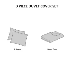 Duvets-Kirkland's Home Neutral Oversized 3-Pc. King Duvet Cover Set Tan