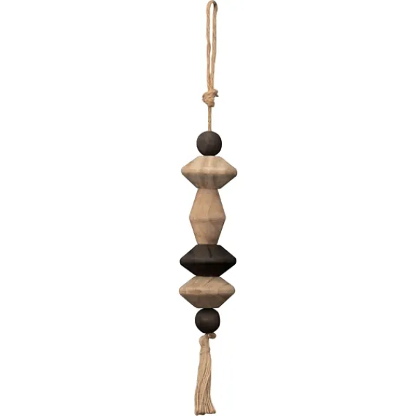 Decorative Accents-Kirkland's Home Neutral Southwest Wood Bead Tassel Brown/Black