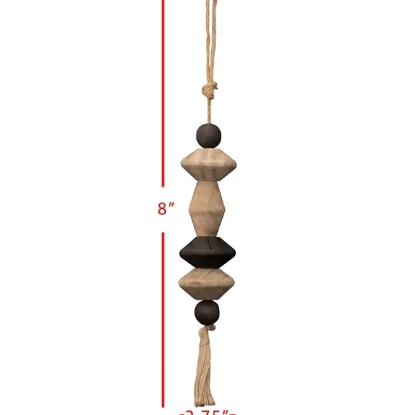 Decorative Accents-Kirkland's Home Neutral Southwest Wood Bead Tassel Brown/Black