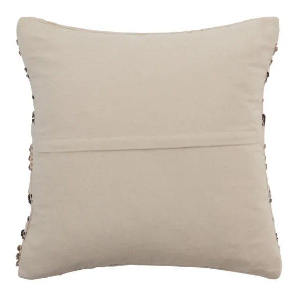 Pillows-Kirkland's Home Neutral Striped Woven Square Throw Pillow Tan