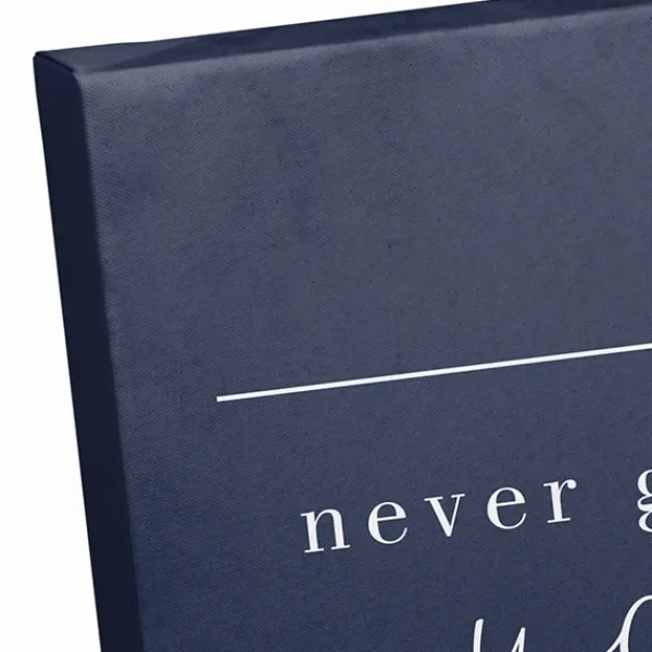 Wall Quotes & Signs-Kirkland's Home Never Give Up On You Canvas Art Print Blue