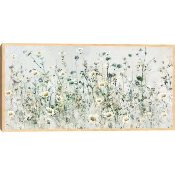 Canvas Art-Kirkland's Home New Horizons Framed Canvas Art Print Gray/Green/White