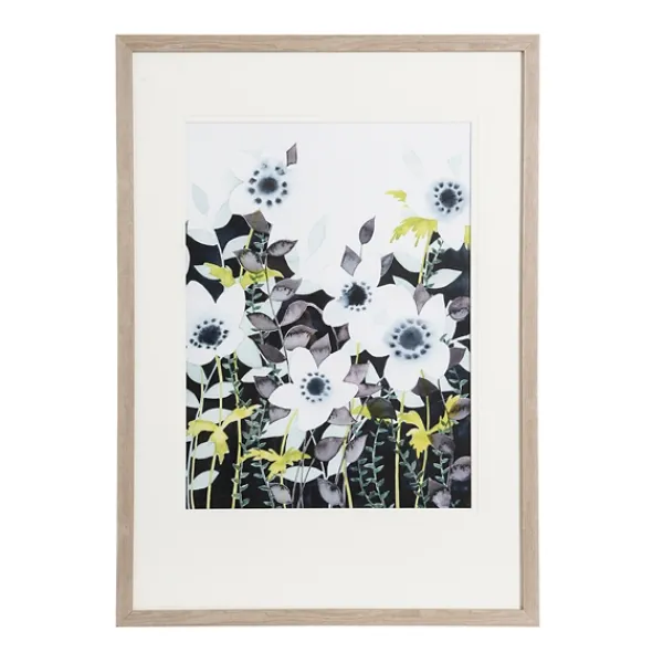 Framed Art-Kirkland's Home Night Foliage I Framed Art Print Blue/White/Black